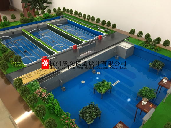 循環(huán)水生態(tài)魚養(yǎng)殖系統(tǒng)沙盤模型