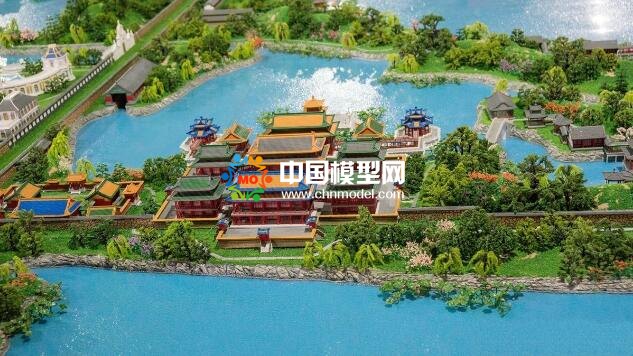 大型皇家園林沙盤模型重現(xiàn)圓明園昔日輝煌
