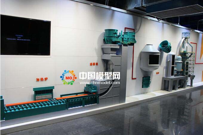 鋼鐵工藝流程沙盤模型