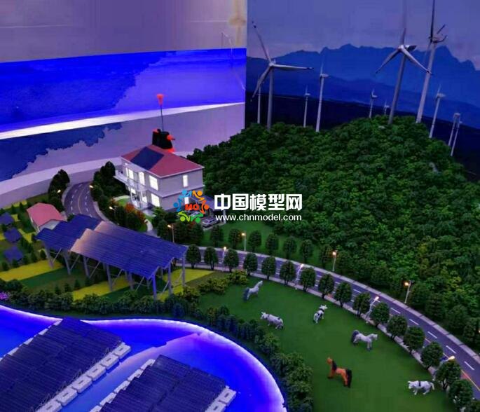 光伏風(fēng)電新能源場(chǎng)景沙盤(pán)模型