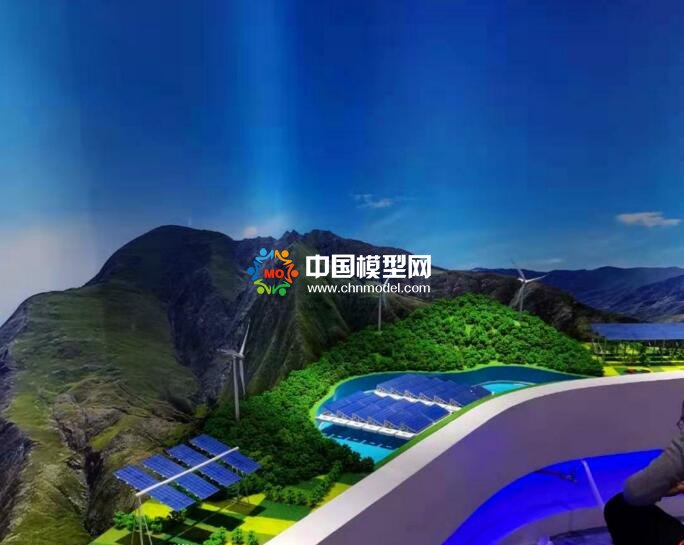 光伏風(fēng)電新能源場(chǎng)景沙盤(pán)模型
