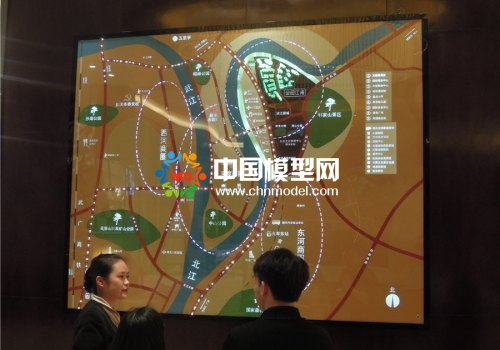 房地產(chǎn)區(qū)位壁掛沙盤模型