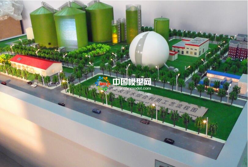 畜禽糞便及污水綜合利用工藝沙盤模型