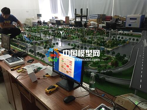 智慧城市交通模擬仿真教學(xué)沙盤模型