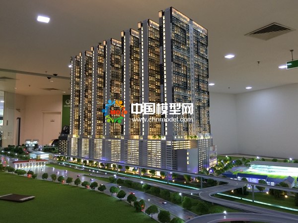 吉隆坡商業(yè)綜合體沙盤模型