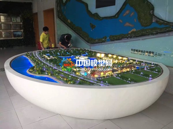 濕地公園規(guī)劃沙盤模型