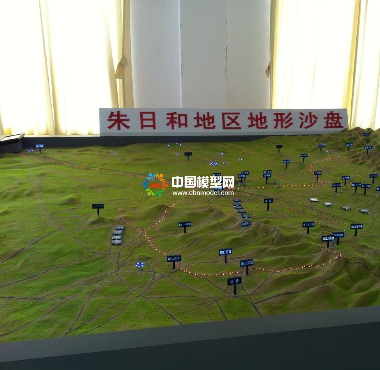 朱日和地區(qū)地形沙盤(pán)模型