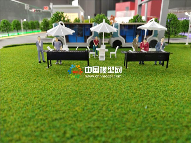 AI智慧園區(qū)沙盤模型