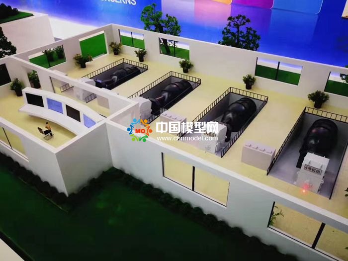 智能機(jī)電一體化終端沙盤(pán)模型