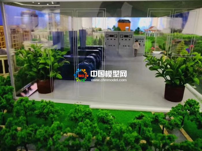 智能機(jī)電一體化終端沙盤(pán)模型