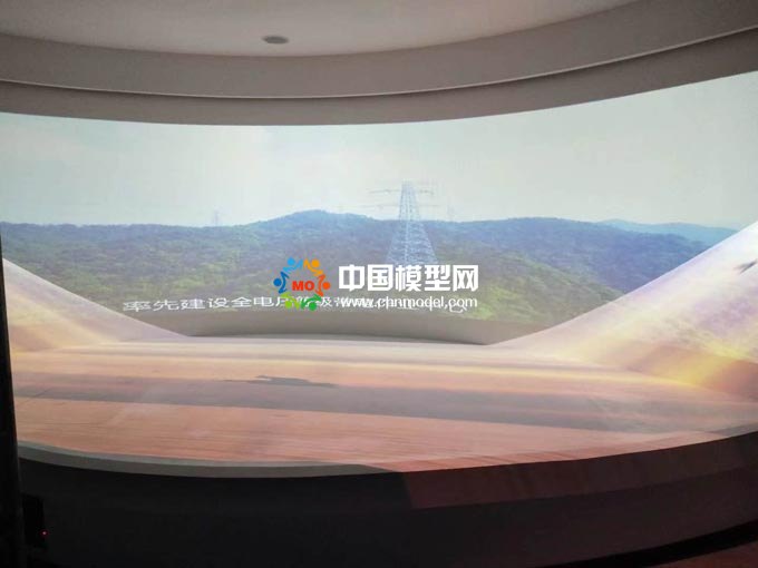 帶電作業(yè)場(chǎng)景模擬沙盤模型