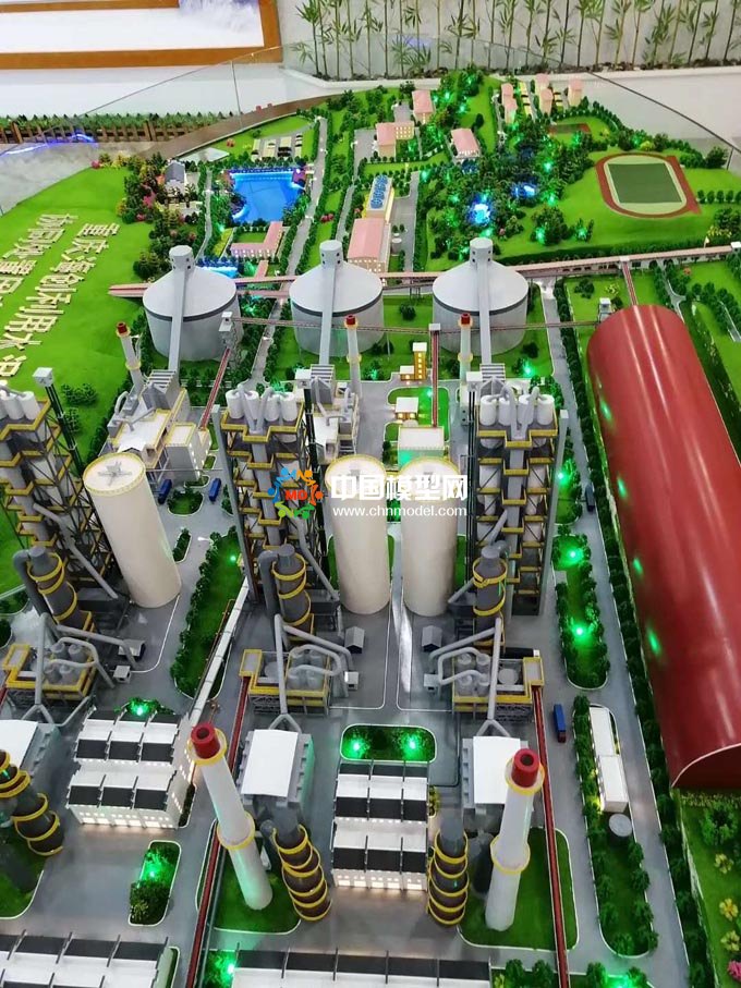 海螺水泥窯綜合利用固廢危廢項(xiàng)目沙盤模型