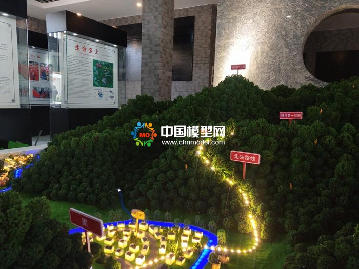 聯(lián)合搜救場景模擬沙盤模型