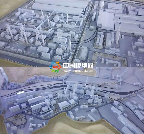 鋼鐵廠沙盤模型，投影電子沙盤