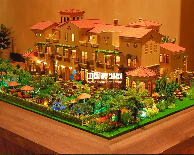 排屋別墅沙盤模型