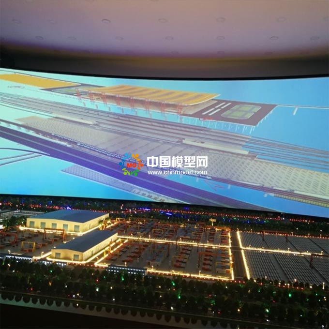 高鐵路網(wǎng)沙盤模型
