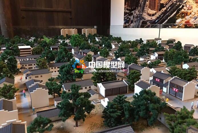 老街沙盤模型，復(fù)原模型