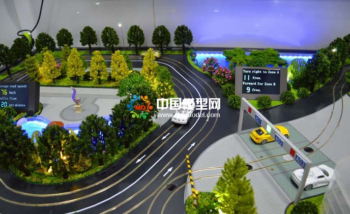 智慧停車(chē)沙盤(pán)模型