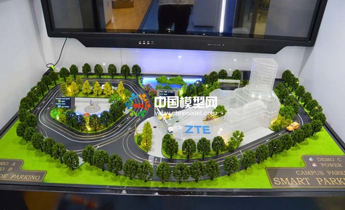 智慧停車(chē)沙盤(pán)模型