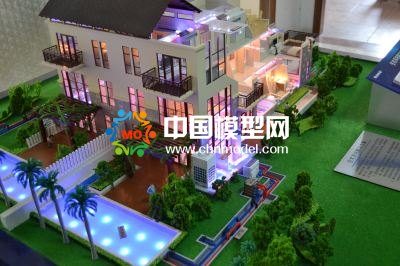 別墅沙盤模型的多種展現(xiàn)方式，燈光設(shè)計(jì)出彩地