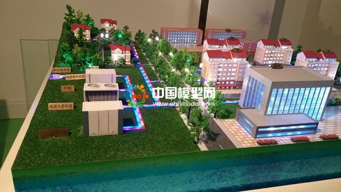 地源熱泵系統(tǒng)沙盤模型，風(fēng)源熱泵系統(tǒng)沙盤模型