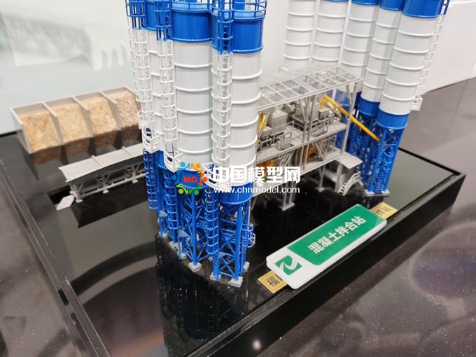 混凝土拌合站模型，混凝土攪拌站模型