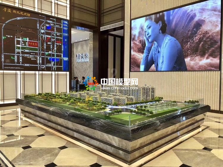 高檔樓盤模型底座，售樓部沙盤展臺(tái)（收藏）