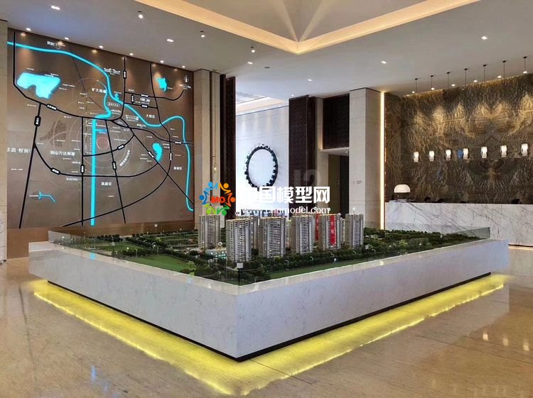 高檔樓盤模型底座，售樓部沙盤展臺(tái)（收藏）