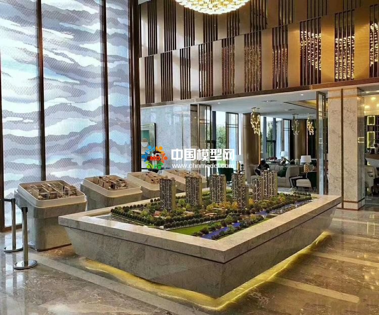 高檔樓盤模型底座，售樓部沙盤展臺(tái)（收藏）