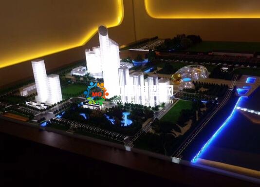 科技園區(qū)沙盤(pán)模型精工細(xì)制為招商做準(zhǔn)備