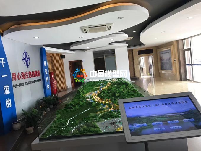 中交一航局高速公路沙盤(pán)模型