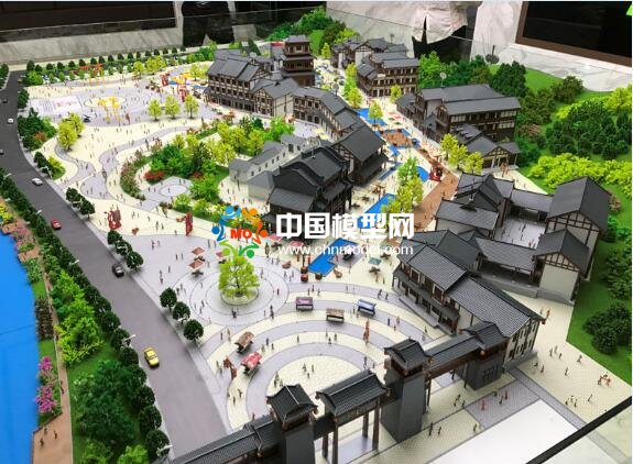 風(fēng)情古鎮(zhèn)沙盤(pán)模型