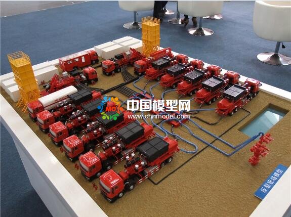 石油壓裂模型場(chǎng)景模擬