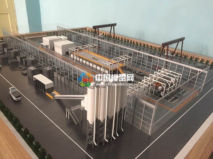 預(yù)制生產(chǎn)線沙盤模型                                            