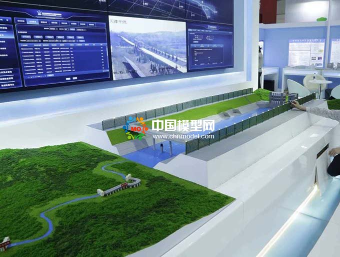 ???????南水北調(diào)工程沙盤模型