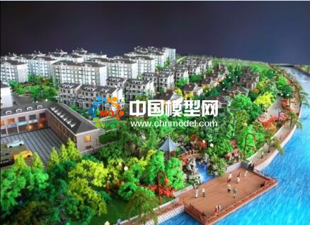售樓處的樓盤模型河流景觀的三種呈現(xiàn)方式