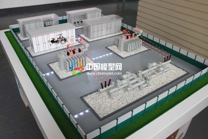 模塊化變電站模型，箱式變電站模型