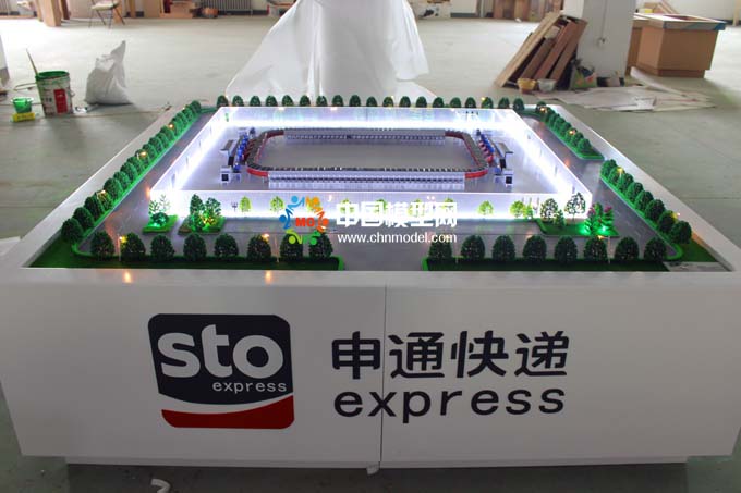 快遞物流沙盤，智能分揀模型