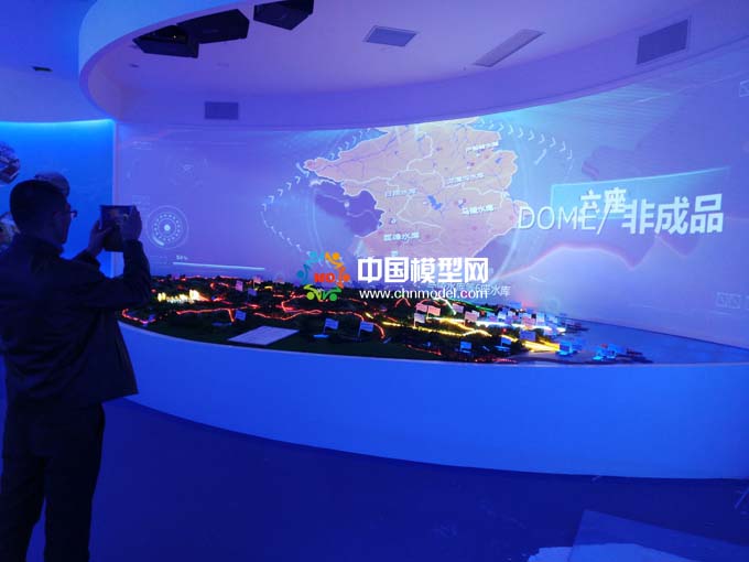 水網(wǎng)分布沙盤模型