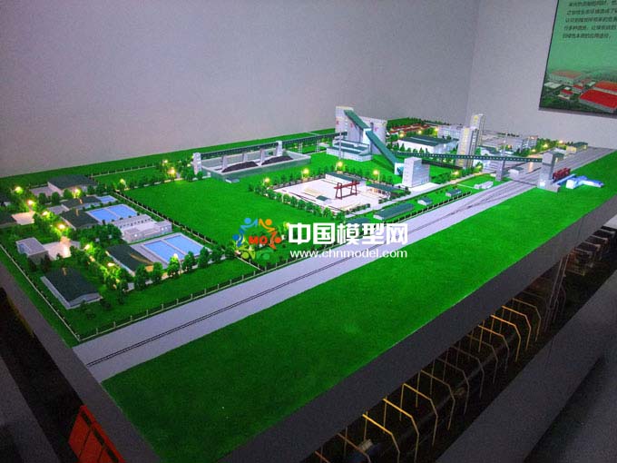 煤礦剖面模型