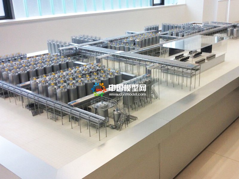 牛奶生產(chǎn)線模型，乳業(yè)生產(chǎn)線沙盤模型