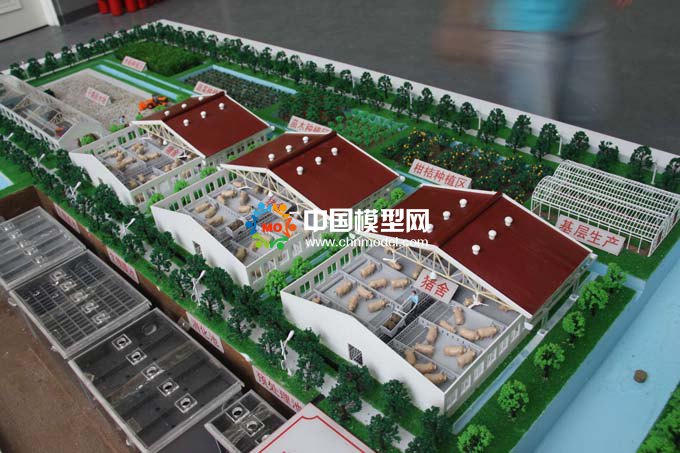 有機(jī)肥生產(chǎn)沙盤(pán)，生態(tài)循環(huán)污水處理沙盤(pán)模型