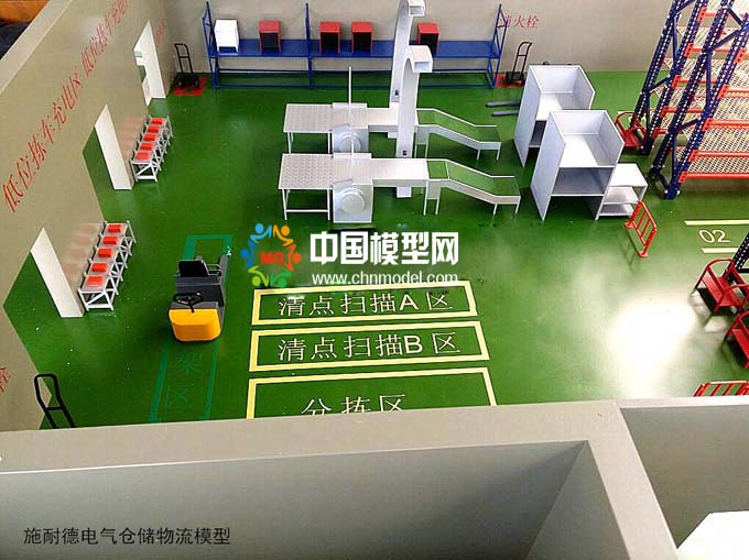 施耐德電氣倉儲(chǔ)物流沙盤模型