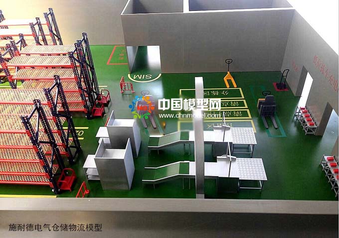 施耐德電氣倉儲(chǔ)物流沙盤模型