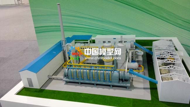 污染土壤修復(fù)沙盤模型，污泥處理模型