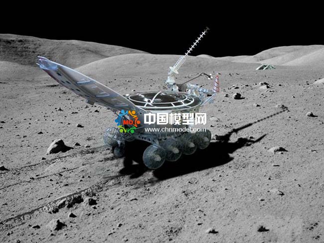 月球車模型，著陸器模型