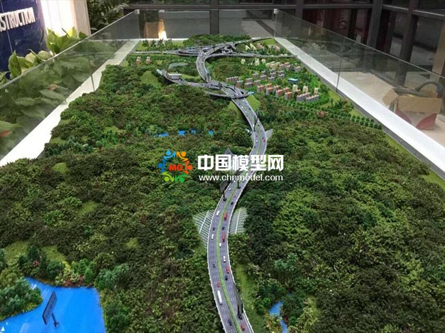 高速互通立交橋沙盤(pán)模型