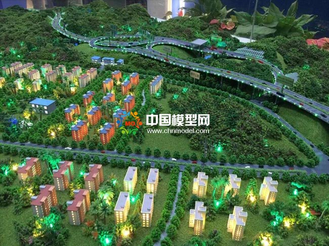 高速互通立交橋沙盤(pán)模型