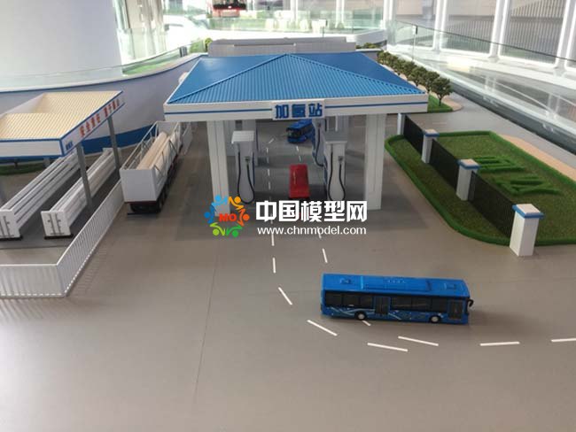 加氫站沙盤模型