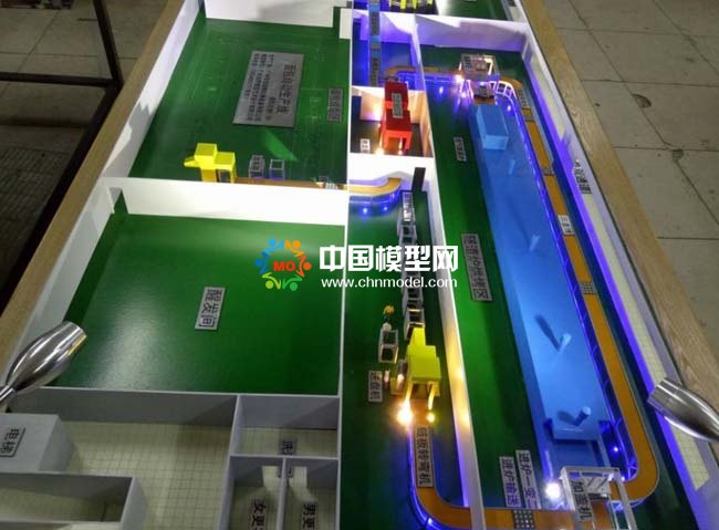 面包自動生產(chǎn)線沙盤模型